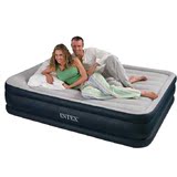 美国INTEX 豪华内置枕头双层加厚充气床垫家用双人气垫床67736 标