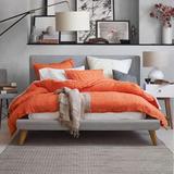 北欧1.5米1.8大小户型双人布艺床现代简约可拆洗软包布床榻榻米2