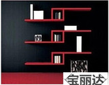 创意造型组合组装壁挂隔板置物架书架餐厅吊柜格子电视柜背景墙柜