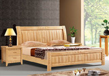 特价实木床双人床1.8单人1.5米 现代简约休闲成人大人橡木床