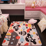 仙吉个性地毯客厅沙发毯海盗卡通儿童房床边毯厨房可水洗防滑