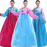 韩服表演服女传统宫廷礼服少数民族大长今服朝鲜族舞蹈演出服装