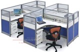 办公室卡座家具四人职员办公桌工作位多人组合电脑桌椅屏风办公桌
