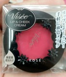 日本代购 KOSE高丝 新品Visee蕾丝腮红膏 唇膏唇颊两用霜
