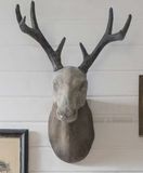 可立特壁饰软装家居美式创意做旧鹿头壁挂客厅装饰用品个性艺术