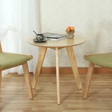 简约小圆桌咖啡厅方圆桌椅奶茶店桌椅实木餐桌甜品店桌茶餐厅桌椅