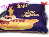 新品 直销外单挂毯装饰毯 沙发毯披头士 beatles 黄色潜水艇