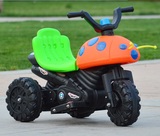 三轮电动摩托车宝宝玩具充电瓶儿童车可坐人扭扭摇摆车瓢虫甲壳虫