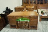 北方老榆木1.5米书桌 字台电脑桌中式实木 明清古典 香河家具定制
