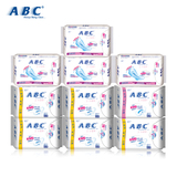 【天猫超市】ABC卫生巾 超吸防漏日夜用纤薄组合10包 超值大包装
