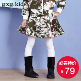 gxg kids童装女童冬装半身裙韩版儿童毛呢短裙蓬蓬裙裙子B4418352