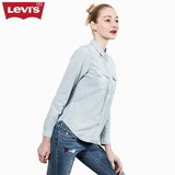 Levi's李维斯春夏季女士标准版长袖水洗牛仔衬衫17279-0010