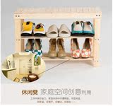 实木特价简易鞋架多层换鞋凳 现代松木收纳组装 简约置物架定做