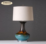 陶瓷台灯时尚家居创意 led节能欧式现代简约 陶瓷台灯