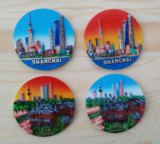 中国特色上海旅游纪念品风景冰箱贴树脂工艺磁铁创意家居饰品批发