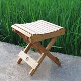 楠竹纳凉折叠竹凳子方凳小板凳钓鱼凳小凳子儿童特价