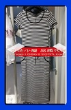 正品代购ONLY夏装新品短袖圆领条纹连衣裙女|116361509