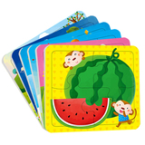 ZP小红花动手动脑玩拼图2-3-4-6岁幼儿童益智玩具纸质拼图拼板