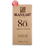 西班牙原装进口 Blanxart布兰萨80%可可黑巧克力 100克