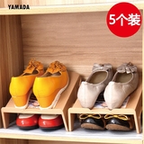 特价日本进口创意简易鞋架塑料树脂现代简约鞋子收纳架子鞋柜鞋盒