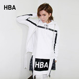 【INXX】HBA 梁君诺同款欧美轻奢潮牌长款卫衣限量正品HB53108291
