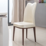 欧梵尼家具 现代简约椅子 创意个性特价皮餐椅 休闲椅靠背椅歺椅