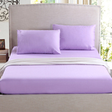 爱府全棉纯色床笠床罩单件1.5米纯棉素色床套床垫保护罩防滑特价
