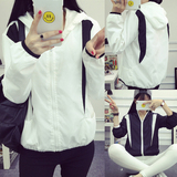 2016秋装新款韩版bf学生工装薄款短款外套风衣原宿男女运动棒球服