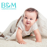 伯斯马丁婴儿盖毯宝宝毛毯抱毯儿童被子Muslin纯棉4层纱布空调毯