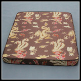 订做仿古沙发坐垫中国风龙凤太师实木茶椅布艺定制红木餐椅垫促销