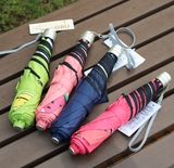 淘奇洋伞2016新款创意水果铅笔可爱学生三折防晒晴雨伞包邮折叠伞