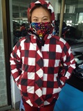 外贸原单女款滑雪服单双版正品保暖防风上衣