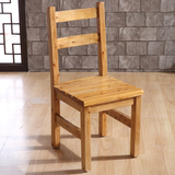 全柏木原木餐椅简单椅子全实木饭桌椅木头椅子木质电脑椅书桌椅