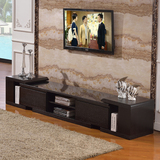 华人顾家 电视柜 伸缩简约现代钢化玻璃电视机柜茶几组合1183F