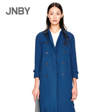 JNBY江南布衣 女装经典排扣中长款风衣外套 韩版5E62301