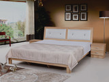 环保PU皮软靠床实木颗粒板双人大床气压高箱储物收纳床重庆公租房