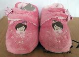 现货！英国NEXT童装 女童粉色绒面冬季保暖棉鞋 女孩跳舞853104