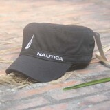 美国品牌诺帝卡NAUTICA户外纯色户外运动军帽平顶帽 男女流行帽子