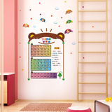 英文字母卡通墙贴纸儿童房间卧室幼儿园学校教室小学墙壁布置贴画