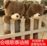 正版毛绒玩具泰迪熊娃娃女生日礼物熊猫大号公仔1.6米抱抱熊玩偶
