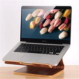 木质 macbook air 苹果笔记本实木支架 桌面底座电脑散热器 竹木