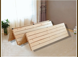 榻米原木硬板床架实木折叠床板 单人床铺板午休木板床垫 榻