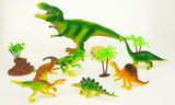 恐龙玩具模型套装 侏罗纪霸王龙仿真动物 塑料儿童玩具男孩礼物