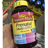 美国代购 Nature Made 孕妇复合维生素含叶酸+DHA
