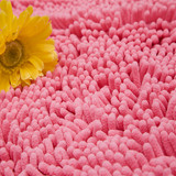 地毯厅卧室茶几地毯床边加厚深粉色长毛地毯定制L4V