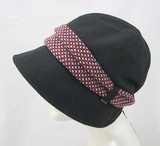 ELLE专柜正品新款羊毛小沿帽15WEP-11-005黑色红色米白