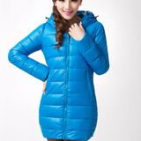 两件包邮冬装新款韩版女式PU皮羽绒服女中长款羽绒衣加厚保暖外套