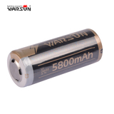 沃尔森26650充电锂电池强光手电筒电池3.7V5400mah充1000次