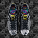 Adidas三叶草 Superstar 美国正品代购 黑色低帮贝壳头板鞋