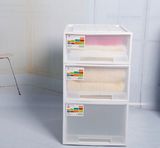 加厚包邮单层抽屉式自由组合柜子透明大号塑料收纳箱抽屉柜储物箱